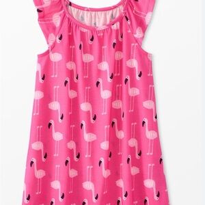 Hanna Andersson Bright Pink Flamingo Nightgown Size: 4